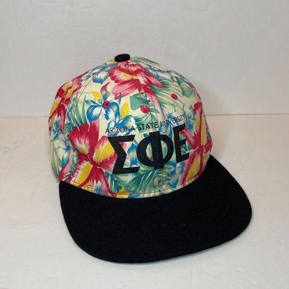CROWN Sigma Phi Epsilon Sig Ep ASU Floral Snapback - Picture 2 of 7